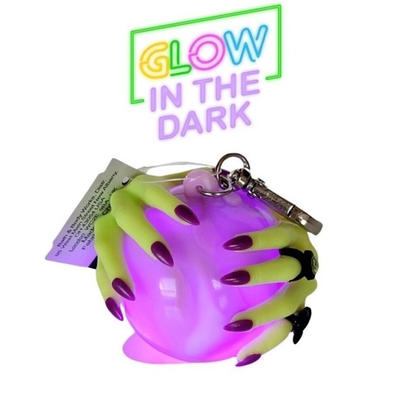 Crystal Ball PocketBac Holder – Glow-in-the-dark, Halloween vibes! - Picture 1 of 8